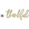 Leisure Arts Unfinished Wood Words - 9" X 4.5" - Thankful Wood Cutout Word Cutouts For Crafts Wooden Words For Crafts Wooden Cut Out Letters Laser Cut Medium Size